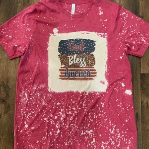 God Bless America Sublimated shirt *New* XL